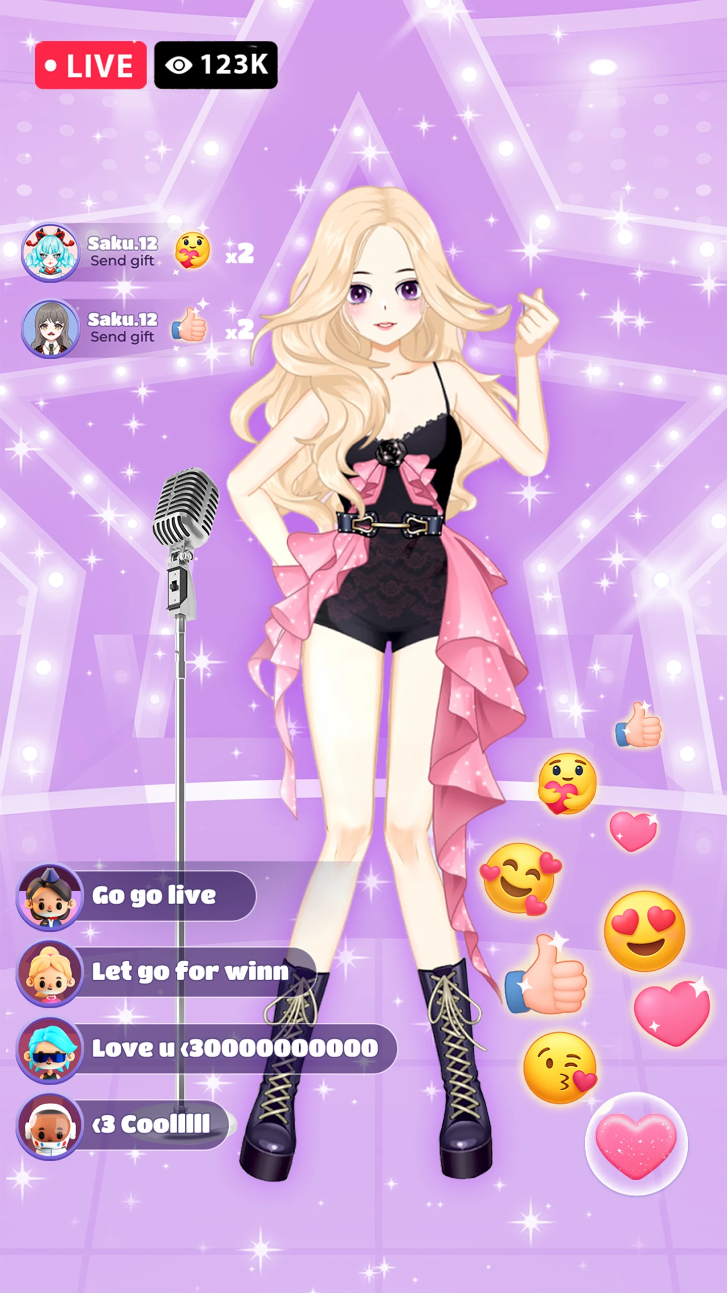 Fashion Star Idol Dressup screenshot