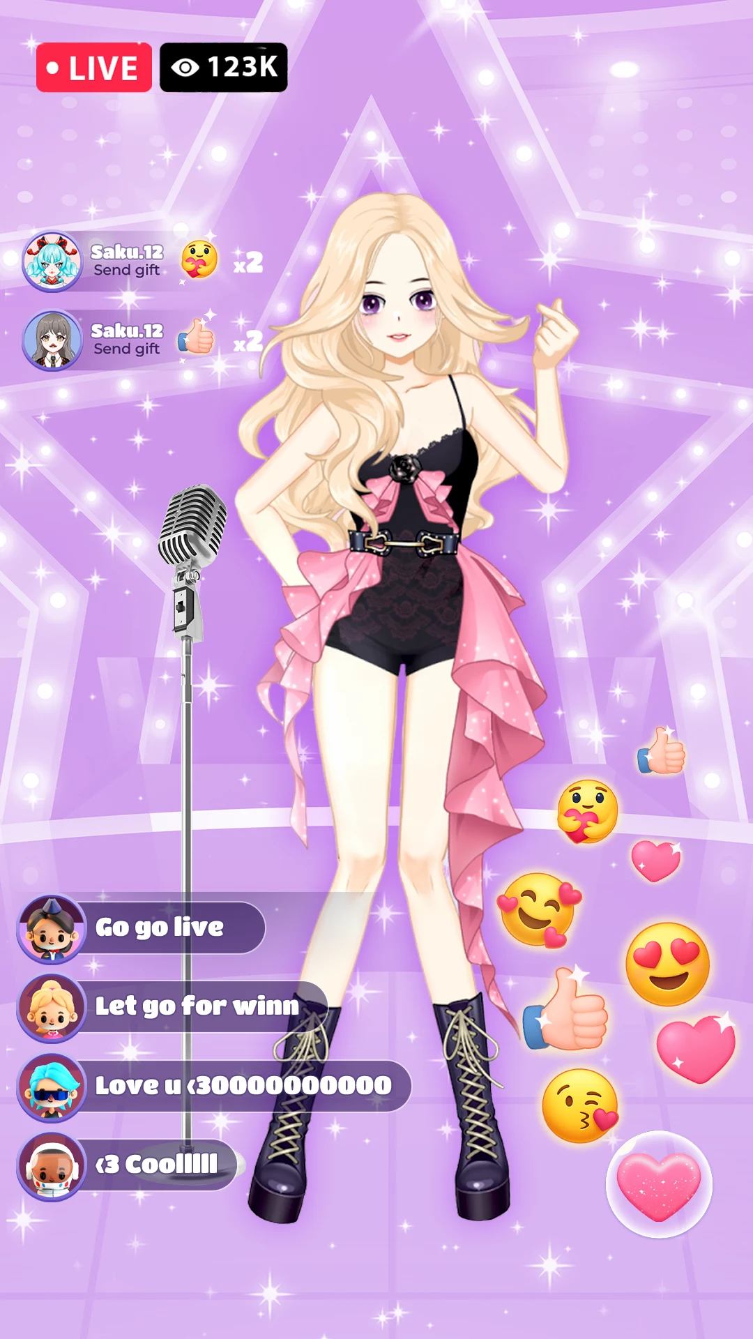 Fashion Star Idol Dressup screenshot